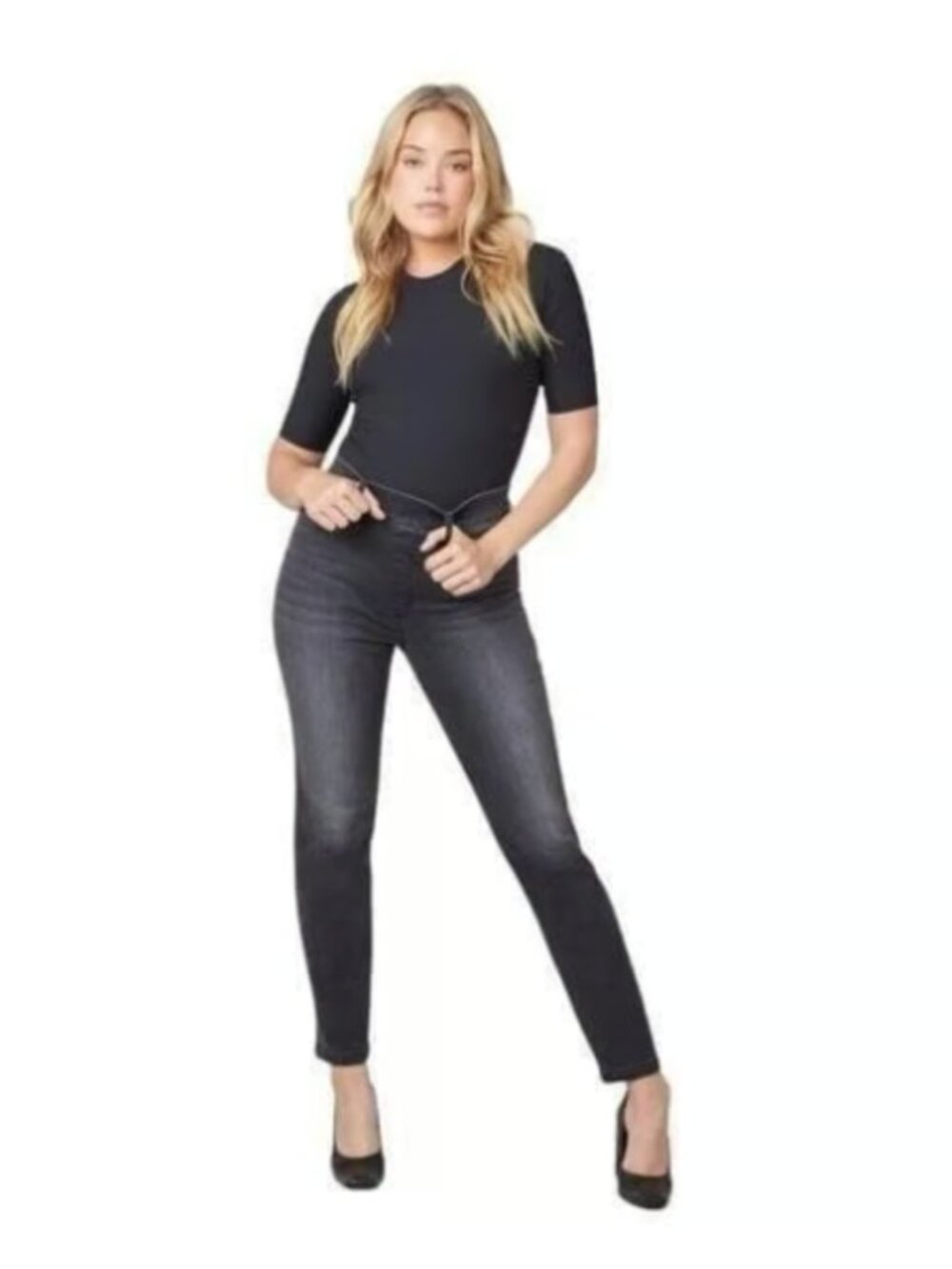 SPANX Ankle Straight Leg Jeans